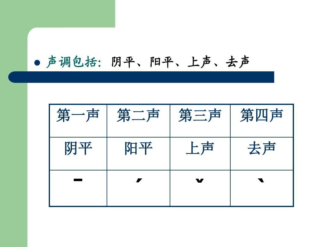 声调语言