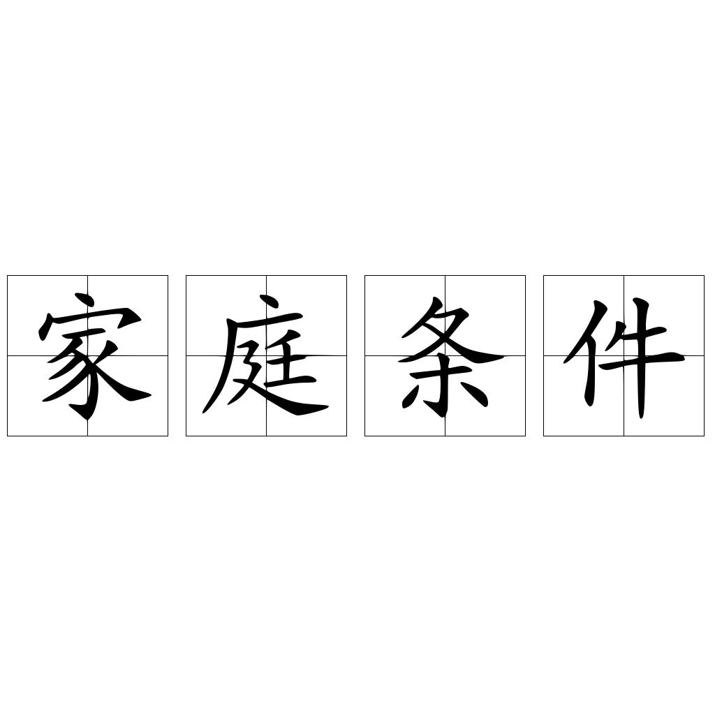 家庭条件
