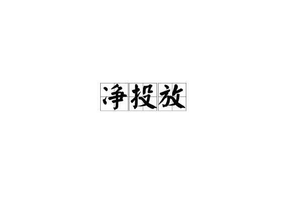 净投放