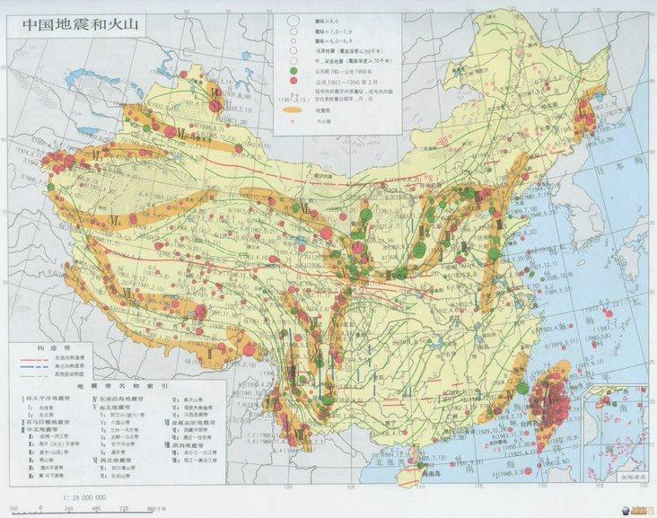 黄河下游地震带