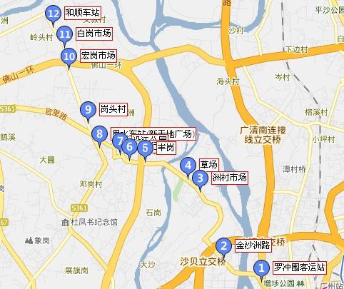 广佛城巴1线