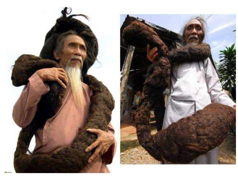 最长的头发