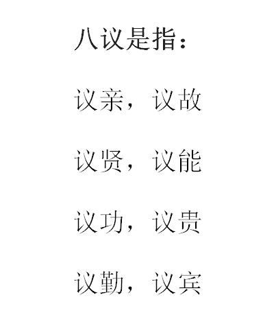 八议