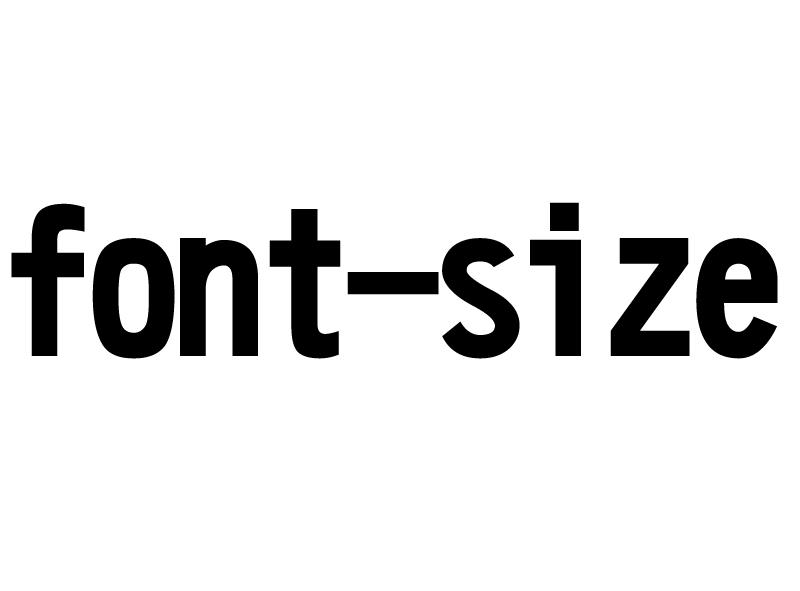 font-size